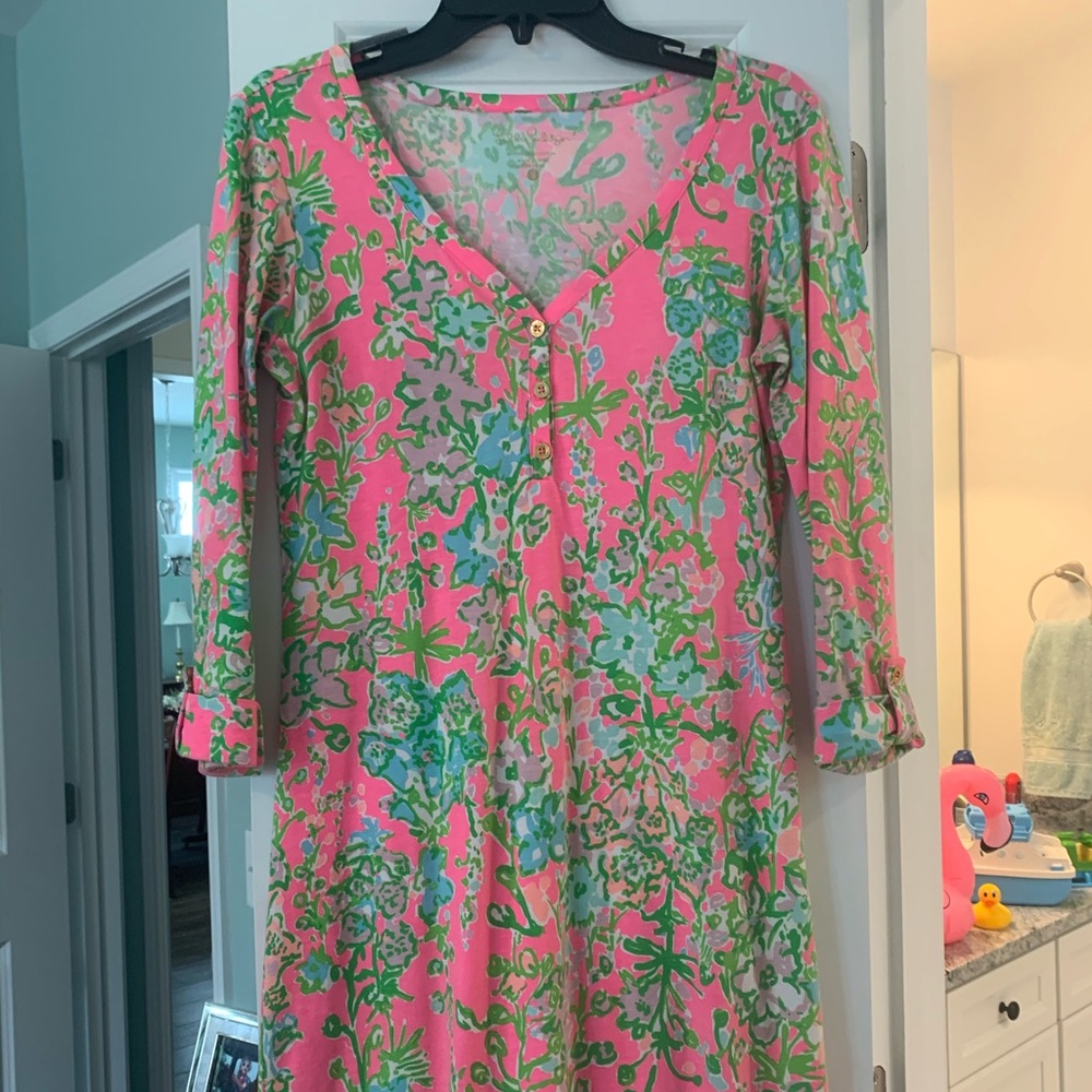 Lilly Pulitzer 3/4 sleeve dress